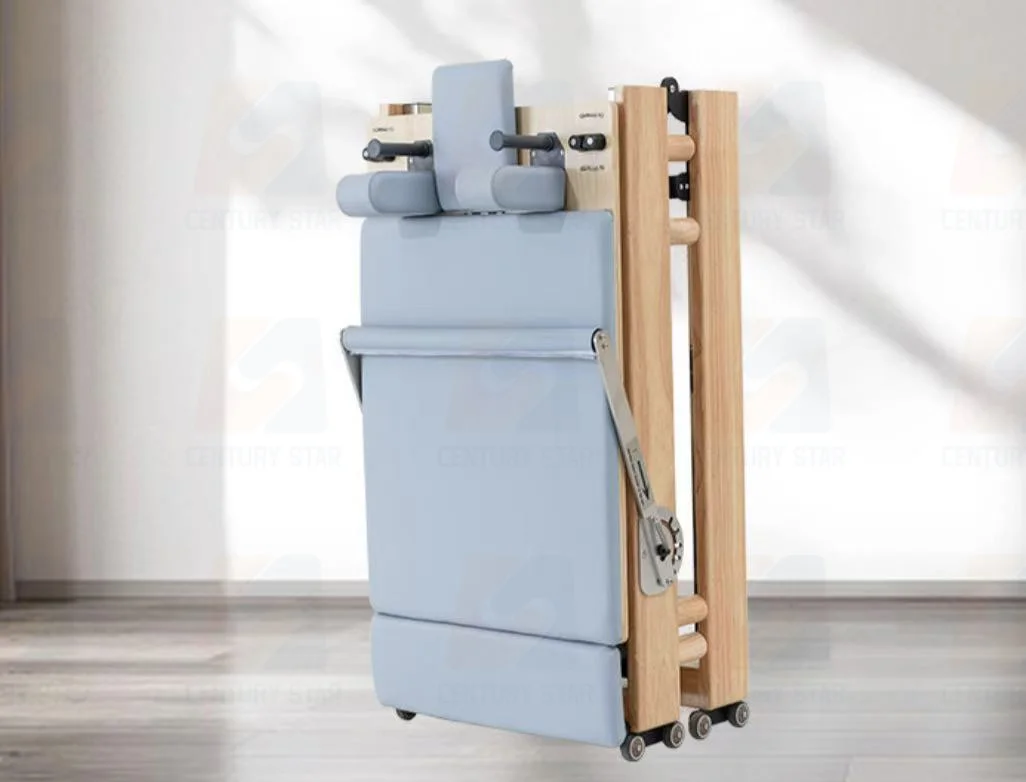 

Multi functional folding Pilates shaping machine Maple/OAK wood yoga fitness room shaping equipment