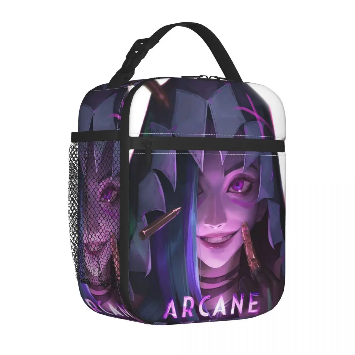 Arcane Jinx Arcane Insulated Lunch Bag Leakproof Action Adventure Lunch Container Cooler Bag Tote Lunch Box College Girl Boy