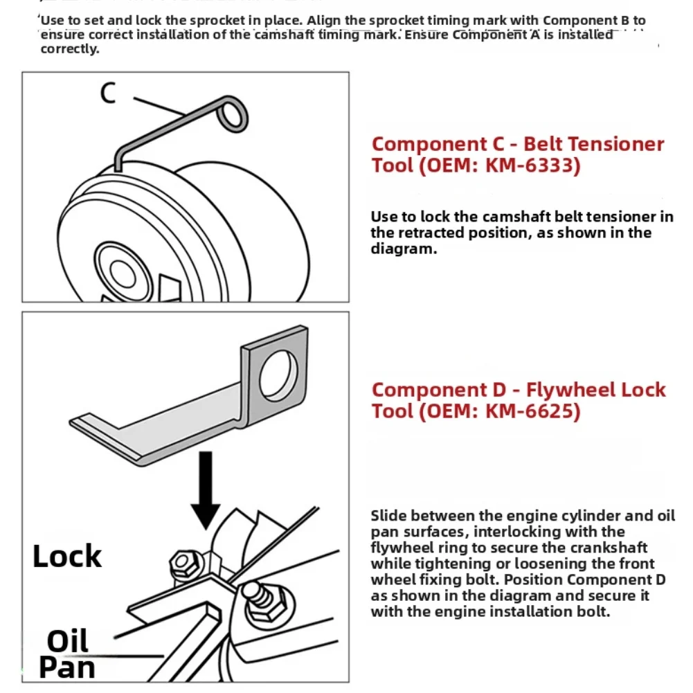 

Профессиональная механика, как показано на рисунке, набор инструментов для синхронизации времени, набор инструментов для синхронизации Chevrolet, двигатели 1,6 л 1,8 л