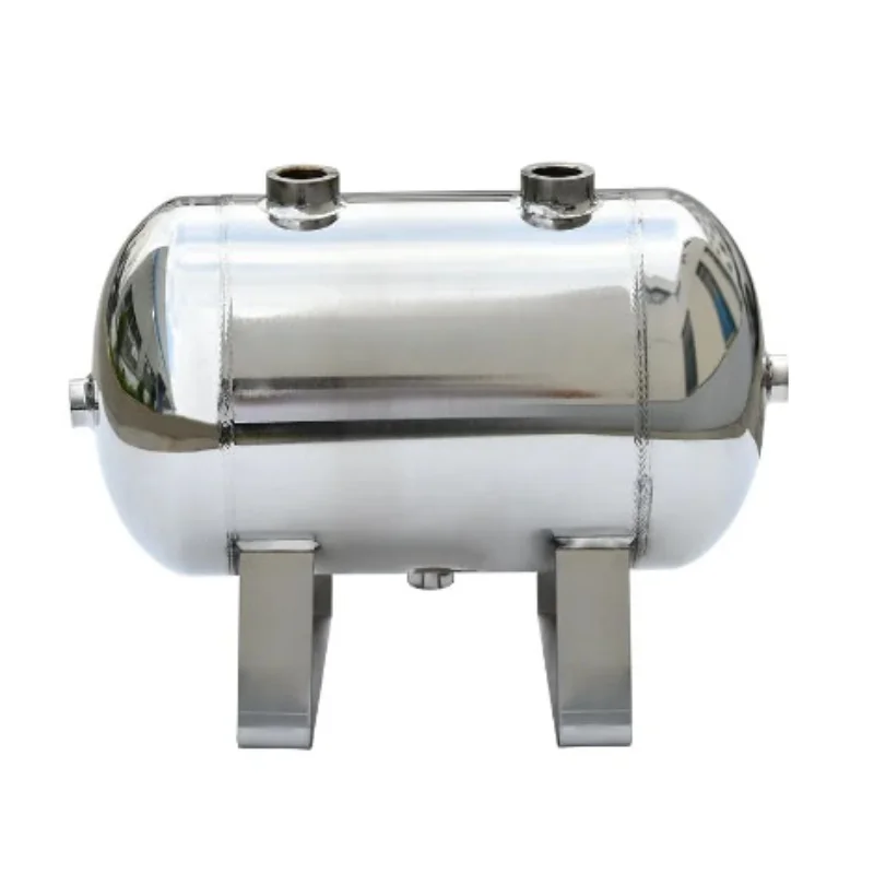 Stainless Steel Small Horizontal Air Compressor Storage Tank Reservoir Pressure Water Tank 5L