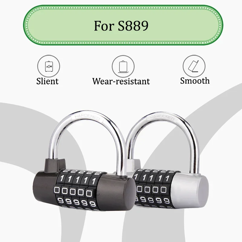 

For S889 Trolley Suitcase Mechanical Mailbox Luggage Case Combination Lock Padlock Cabinet Lock Small Box Cosmetic Case