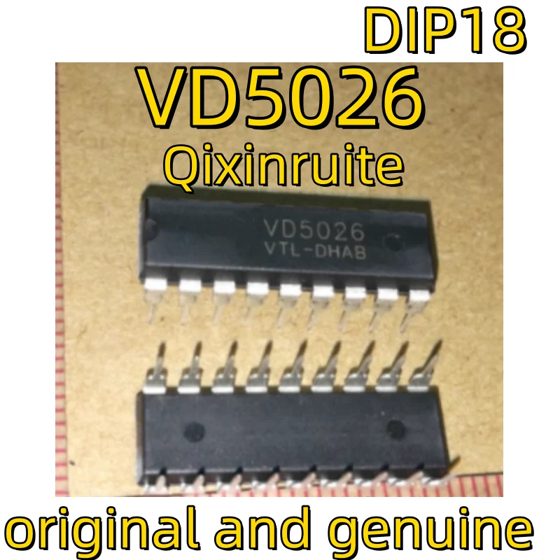 Qixinruite Brand new original VD5026 VD5026-4 DIP-18 remote control codec IC chip