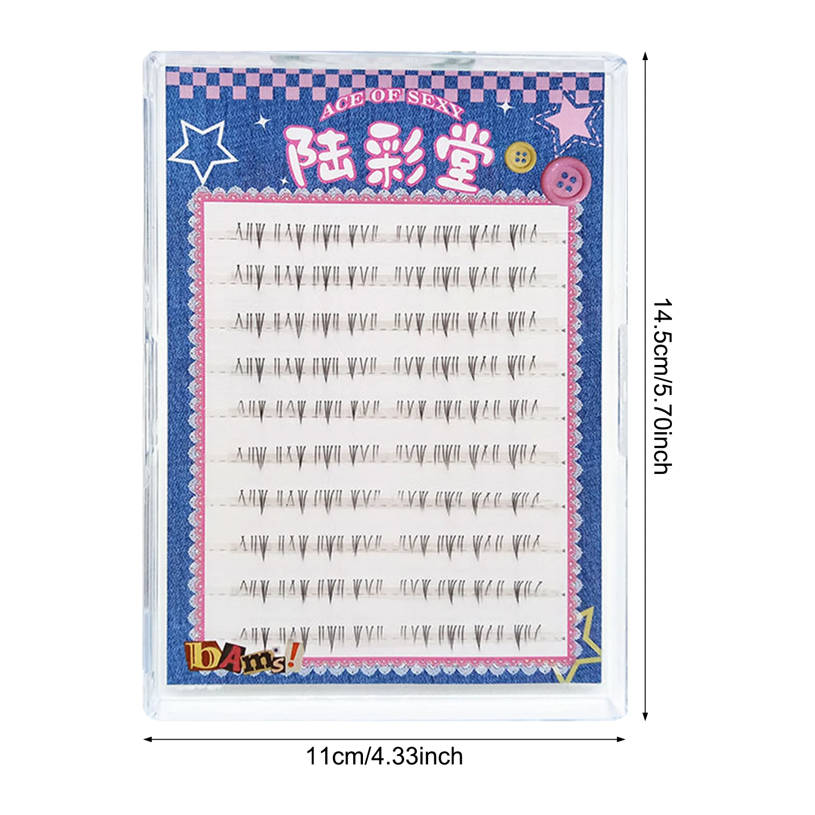 الرموش السفلية الطبيعية 5-7 مللي متر DIY بها بنفسك الفردية الرموش الصناعية الكورية ماكياج أسفل جلدة ماكياج رمش ماكياج أداة #5