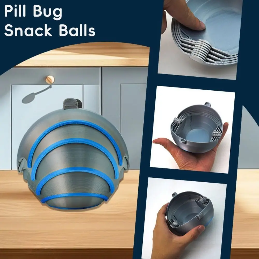 

Creative Plastic Spherical Snack Organizer Cute Flip Lid Sundry Storage Box Large Capacity Foldable Storage Box for Home