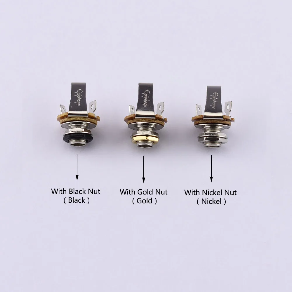 Original Genuine Output Jack And Plastic Plate For Epi-phone Electric Guitar