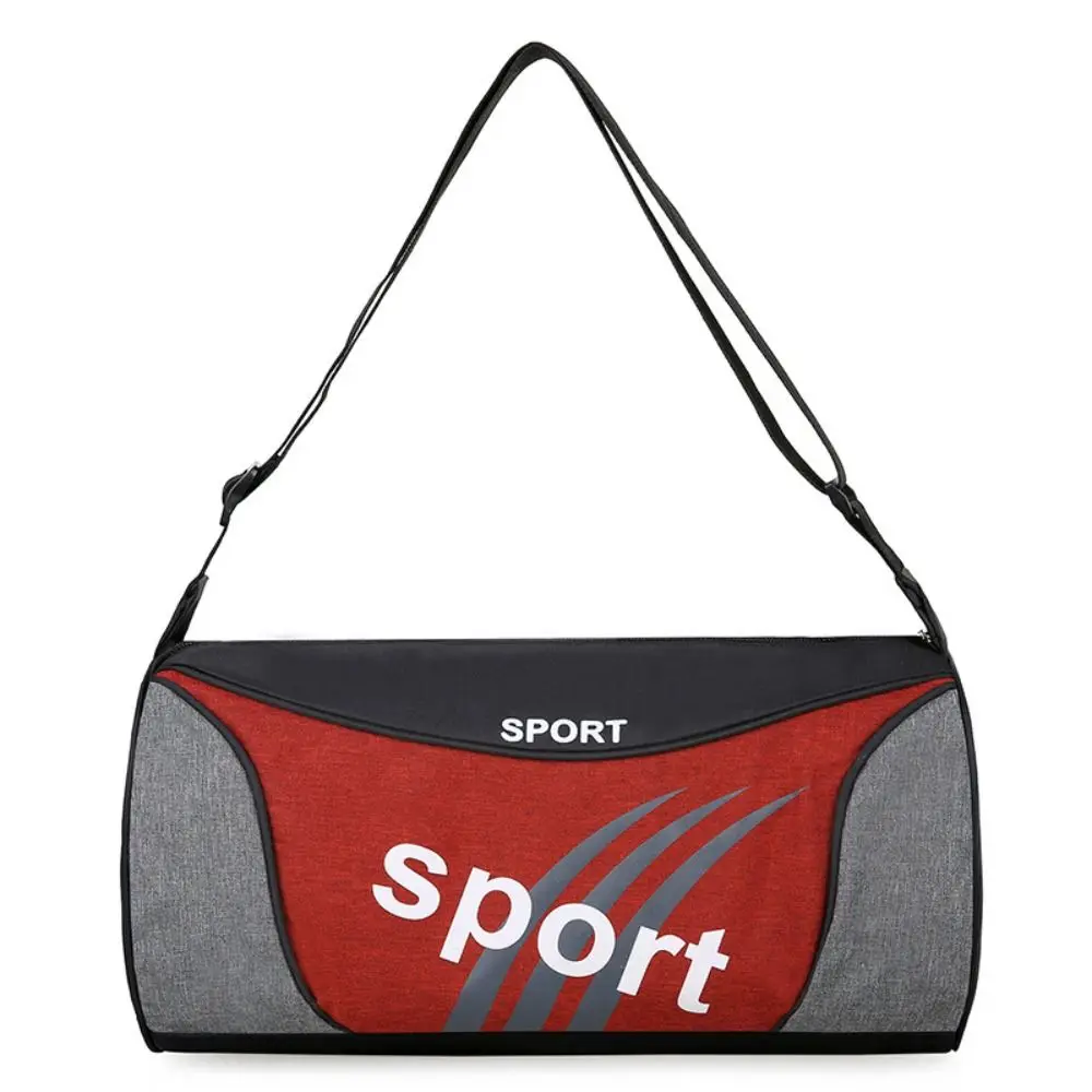 Quality with Belt Gym Bag Oxford Large Capacity Fitness Bag Lightweight Training Handbag Men