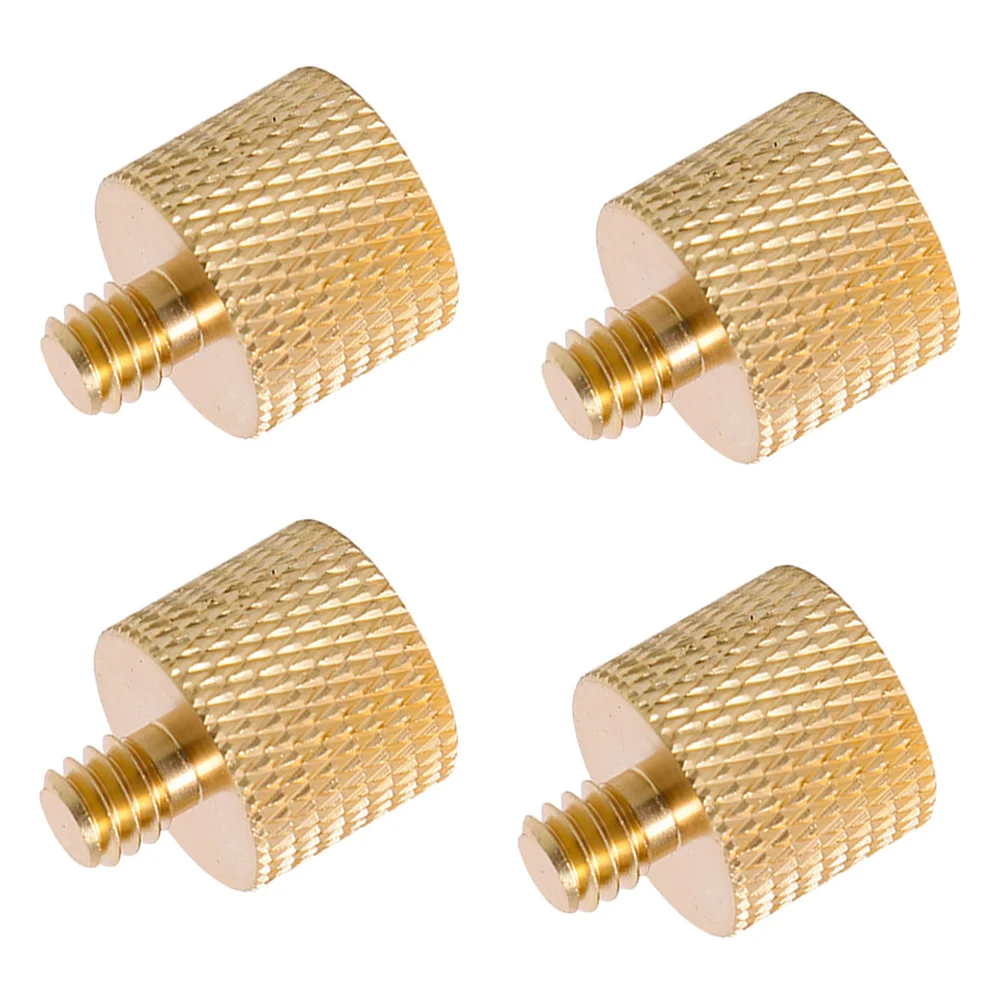 

4Pcs 38 Female 14 Male Screw Adapter Thread Camera Mount Dslr Tripod Light Stand Portable Versatile Camera Adapter Screw