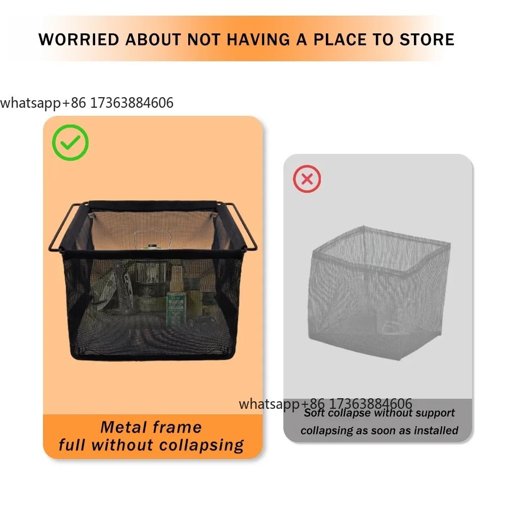 Bucket  1Unit  Mesh Water Filter Basket Camping Table Storgae bag  Bowl and Cup Picnic Bag Outdoor Accessories