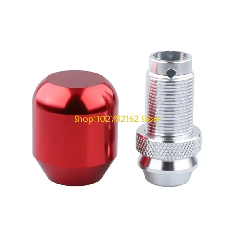 

547B Aluminum Retractable Adjustable Length Shifters Knobs, Universal Shifters knob Automatics Manual Vehicles Lever Shifters