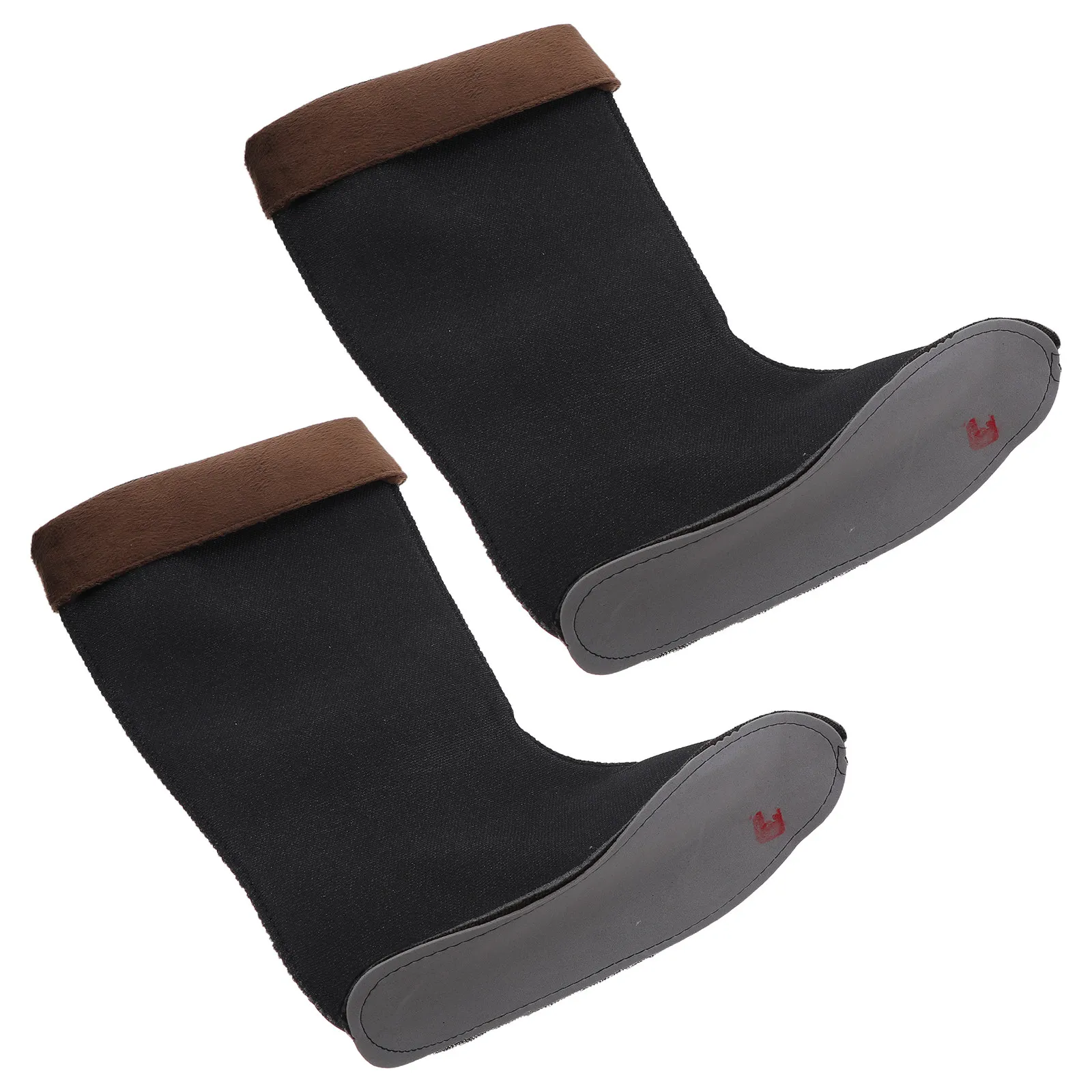 

1Pair Cozy Fleece Boot Liners Waterproof Insulated Liners for Men Winter Outdoor Boots Rain Snow Hiking Fishing Hunting Thermal