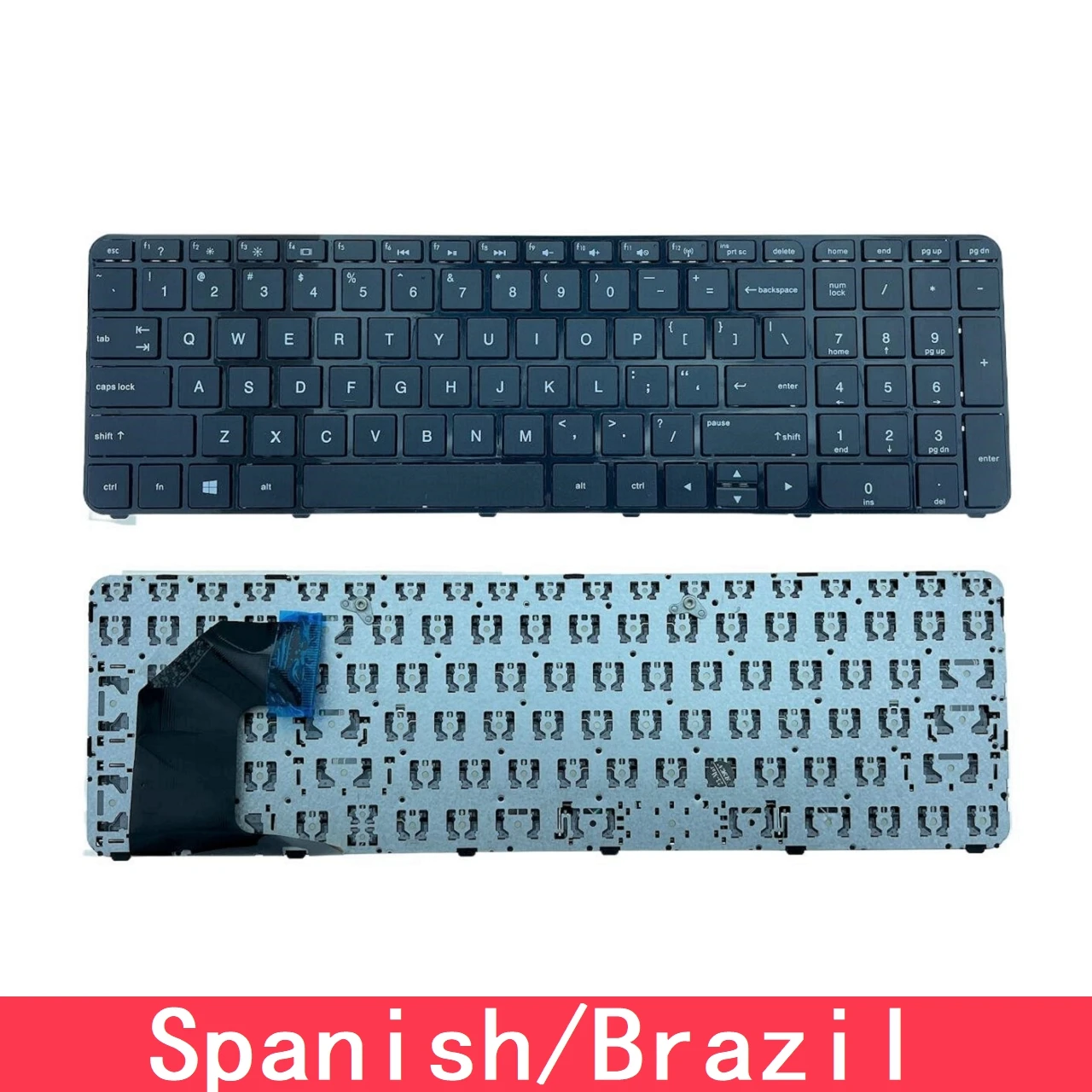 For HP Pavilion Sleekbook 15-B183 15 15-b000 15-b100 15T-B 15t-b100 15t-b000 15Z-B 15-B058SR Laptop Keyboard Spanish Brazil