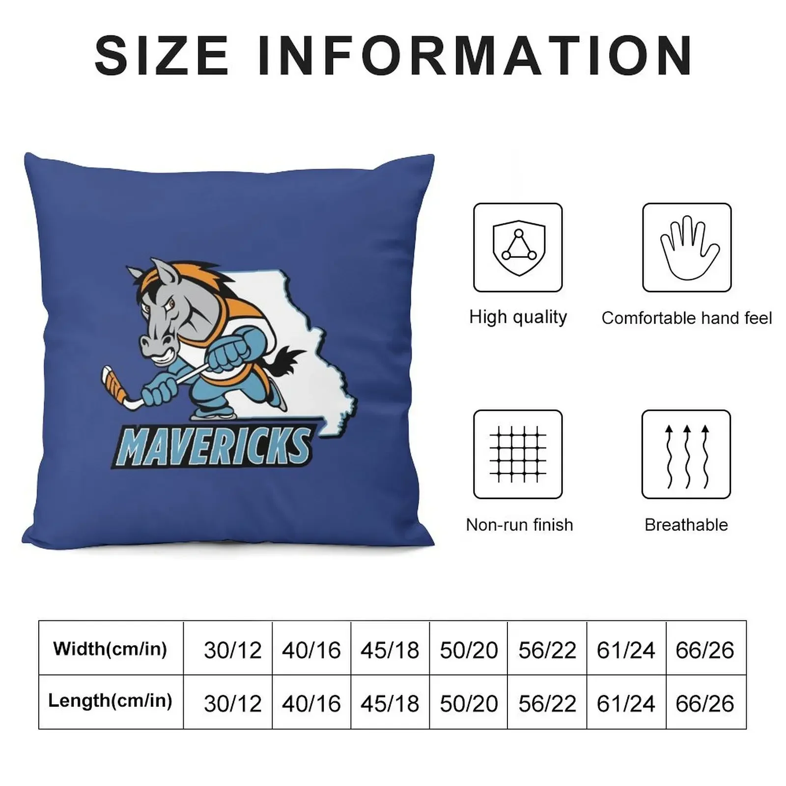 KANSAS CITY MAVERICKS Throw Pillow Christmas Covers Anime pillow