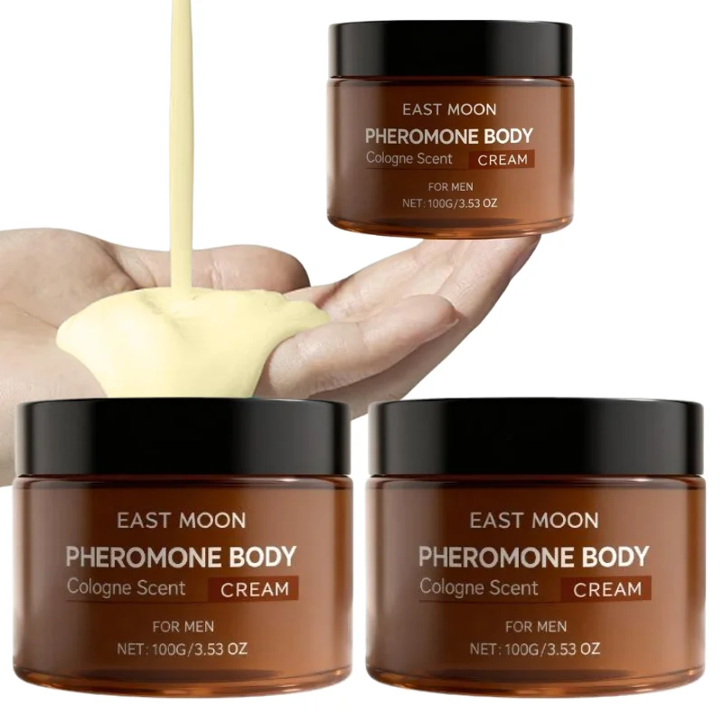 Pheromone Body Cream For Men Enhance Self-Confidence Nourishing Body Skin Care Cream Long Lasting Cologne Fragrance Moisturizer