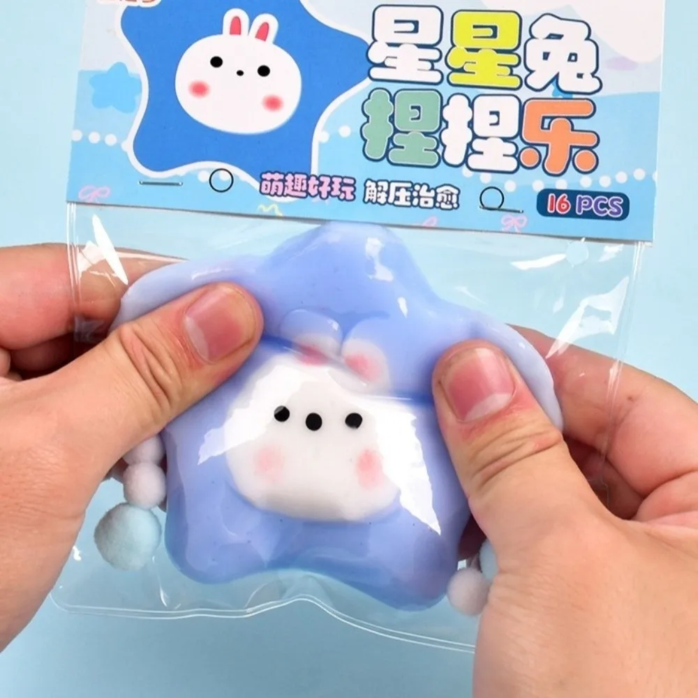 Rabbit Star Series Fidget Sensory Toy Slow Rebound Soft Slow Rebound Toy Stress Relief Squeeze Stress Toy For Anxiety Relief