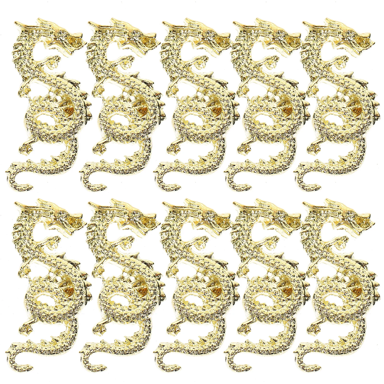 

10pcs Art Charms Women Dragon Design Gems Manicure Decorations Christmas Wedding Party Alloy Small Charms Diy Nail Art Gems Nail