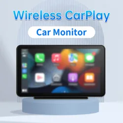 Universal 7-inch car monitor 2.5D touch screen wireless Carplay Android auto mirror Bluetooth music can be plugged into TF