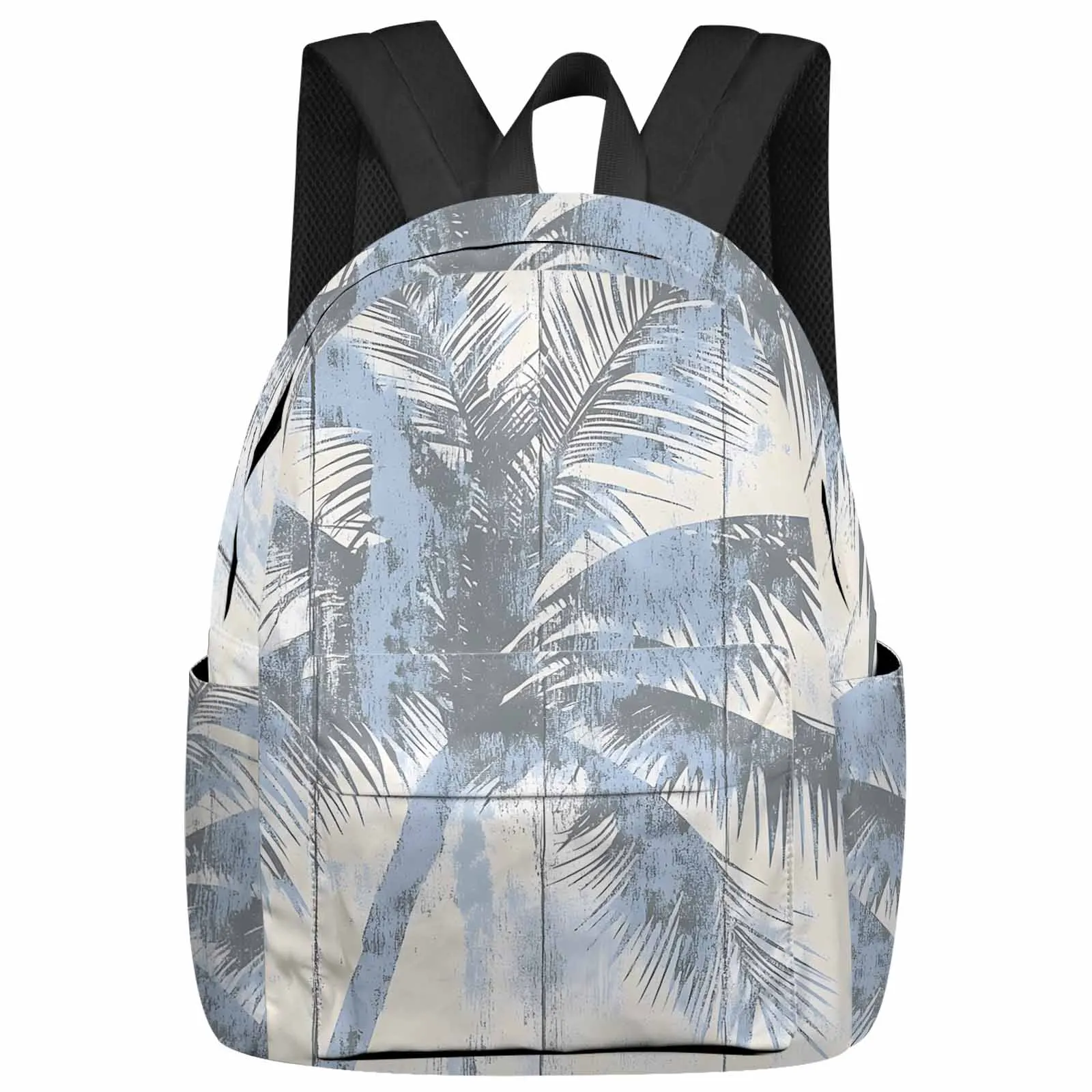 

Summer Wood Palm Tree Backpack School Bags for Teenagers Students Laptop Bag Women's Casual Travel Backpack