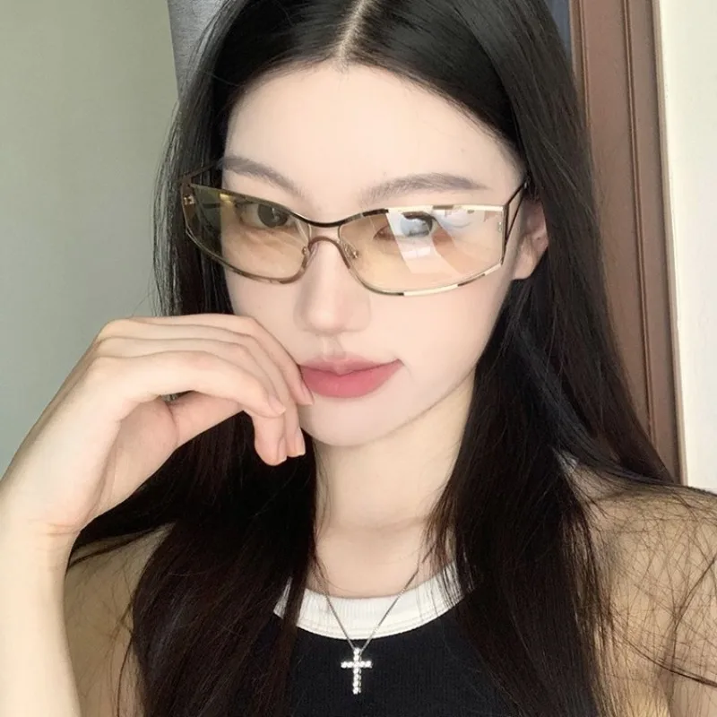 New Y2k Sunglasses Women Men Oversized Climbing Goggles Travel Sun Glasses Steampunk Glasses Shades Eyewear Mirror Eyeglasses