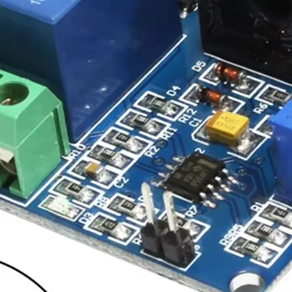 Ac Current Detection Sensor Module 12V DC 0-5A Adjustable Overcurrent Protection Relay Switch For Industrial HVAC IoT Control