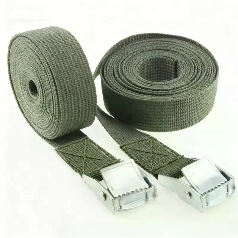 1Pcs Buckle Tie Down Belt Cargo Straps 1/2/3/4/5 Meters For Car Motorcycle Bike Strong Metal Buckle Ratchet Tow Rope For Luggage