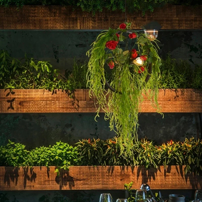 imitacao iluminacao de plantas verdes arte industrial criativo lustres adequado para restaurantes cozinhas salas 01