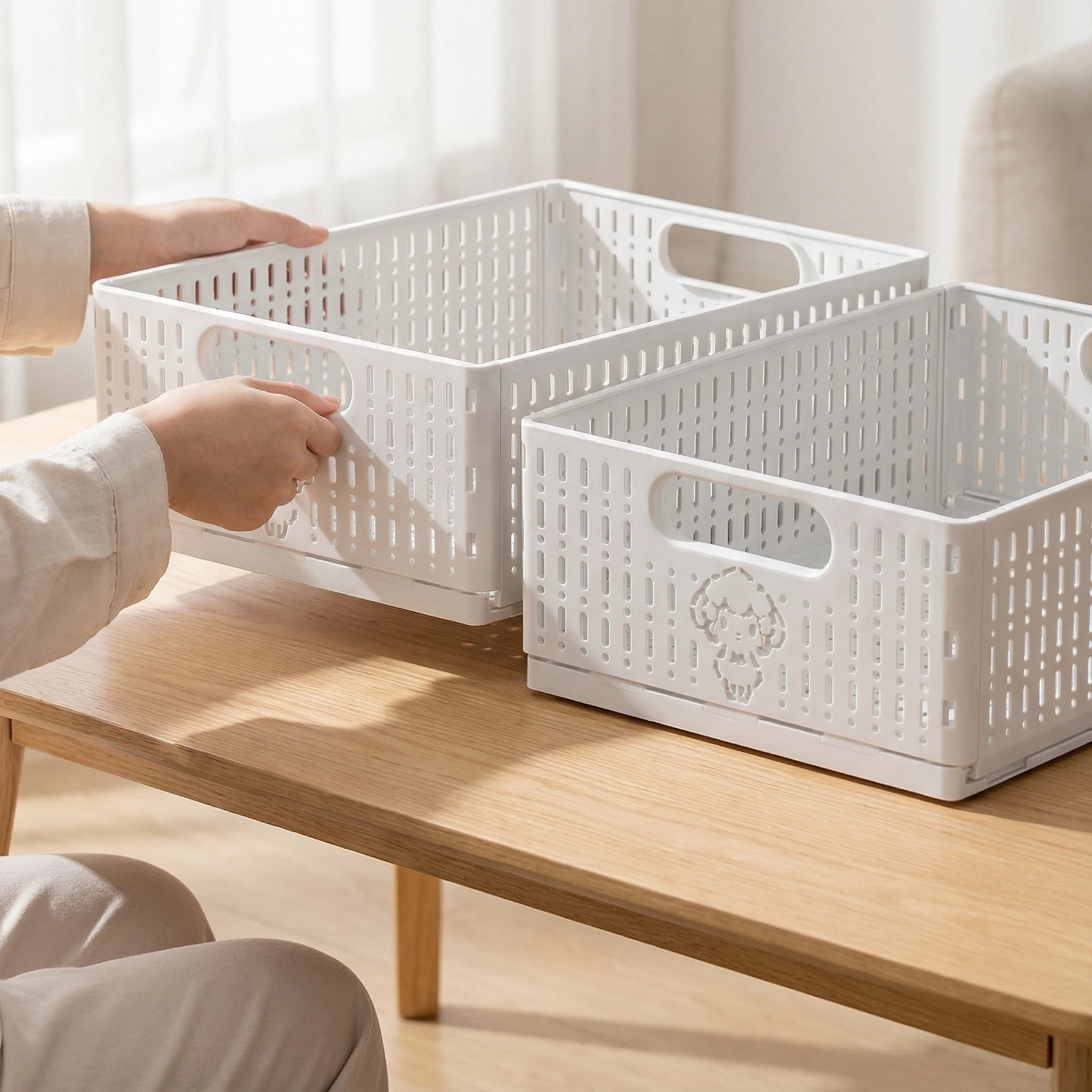 

Plastic Kitchen Desktop Storage Basket Home Miscellaneous Goods Snas Organizer Cabinet Der Pull out Tray Bin Home Use