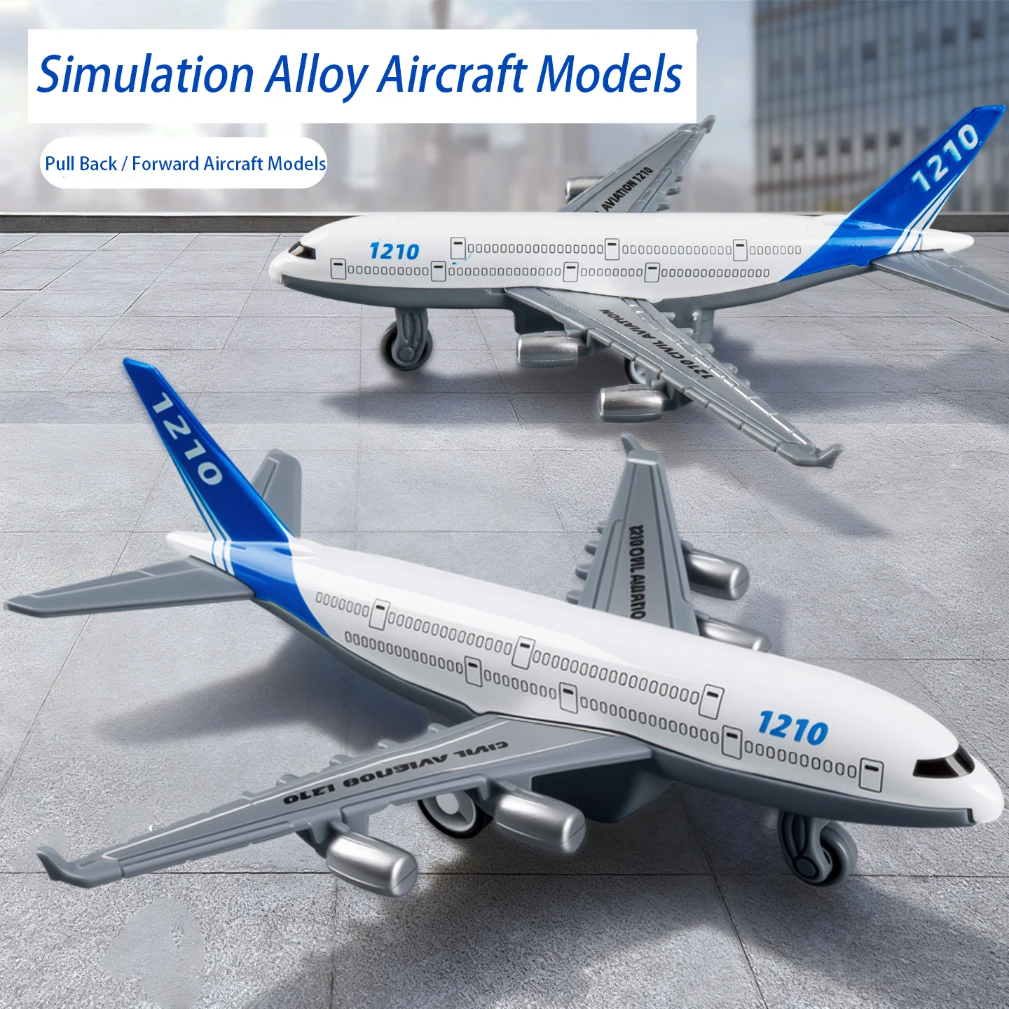 

Simulation Aircraft Model Children Alloy Pull Back Airliner / Transport Aircraft Inertia Driving Desktop Ornaments Boy Toy Gift