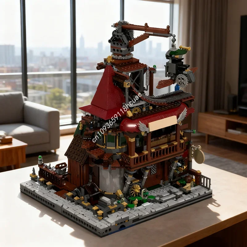 

2627 деталей MOC Flight Works Ideas и модели CUUSOOed: конструктор для сборки, рождественский подарок, идея для творчества, развивающая игрушка-конструктор для детей