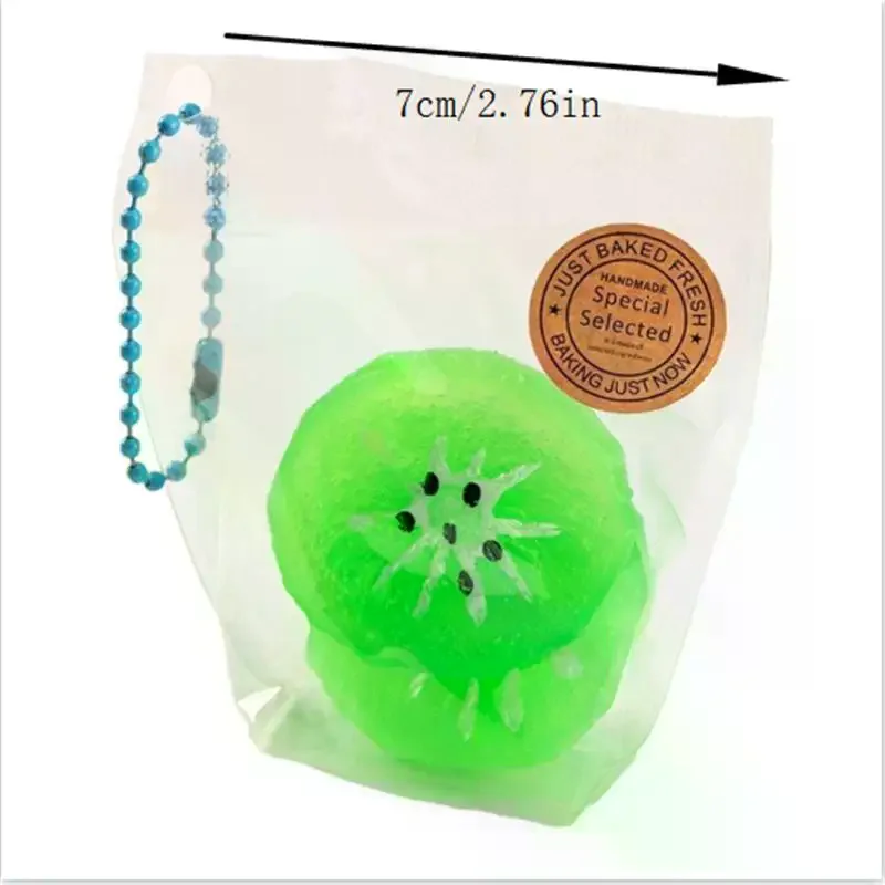 متعة لعبة تخفيف التوتر محاكاة الفاكهة قرصة ضغط لعبة لينة الحسية لعبة مكافحة الإجهاد كيرينغ قلادة المفضلة على ظهره ديكور هدية #6
