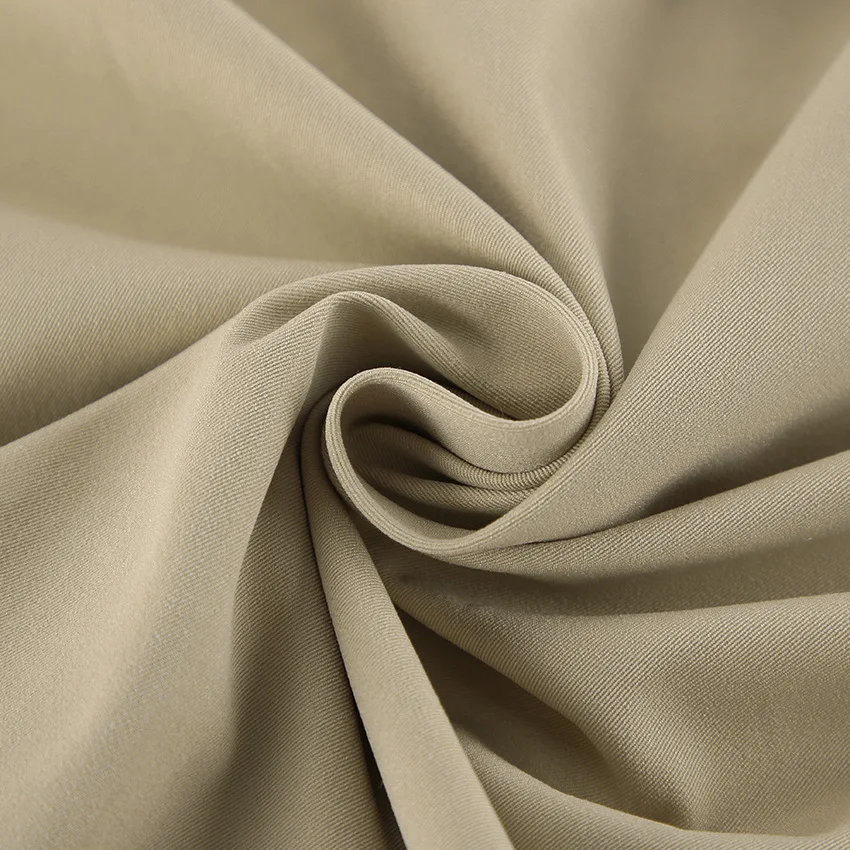 JHJN Nuovo modello Design Sense Giacca a vento da ragazza di media lunghezza Giacca kaki in pizzo Cappotto a maniche lunghe autunno e inverno