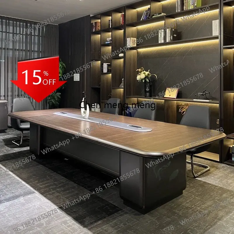 

A139 Modern Computer Office Desk Reception Executive Deluxe Office Desk Conference Standing Mesas Escritorio Lounge Furniture