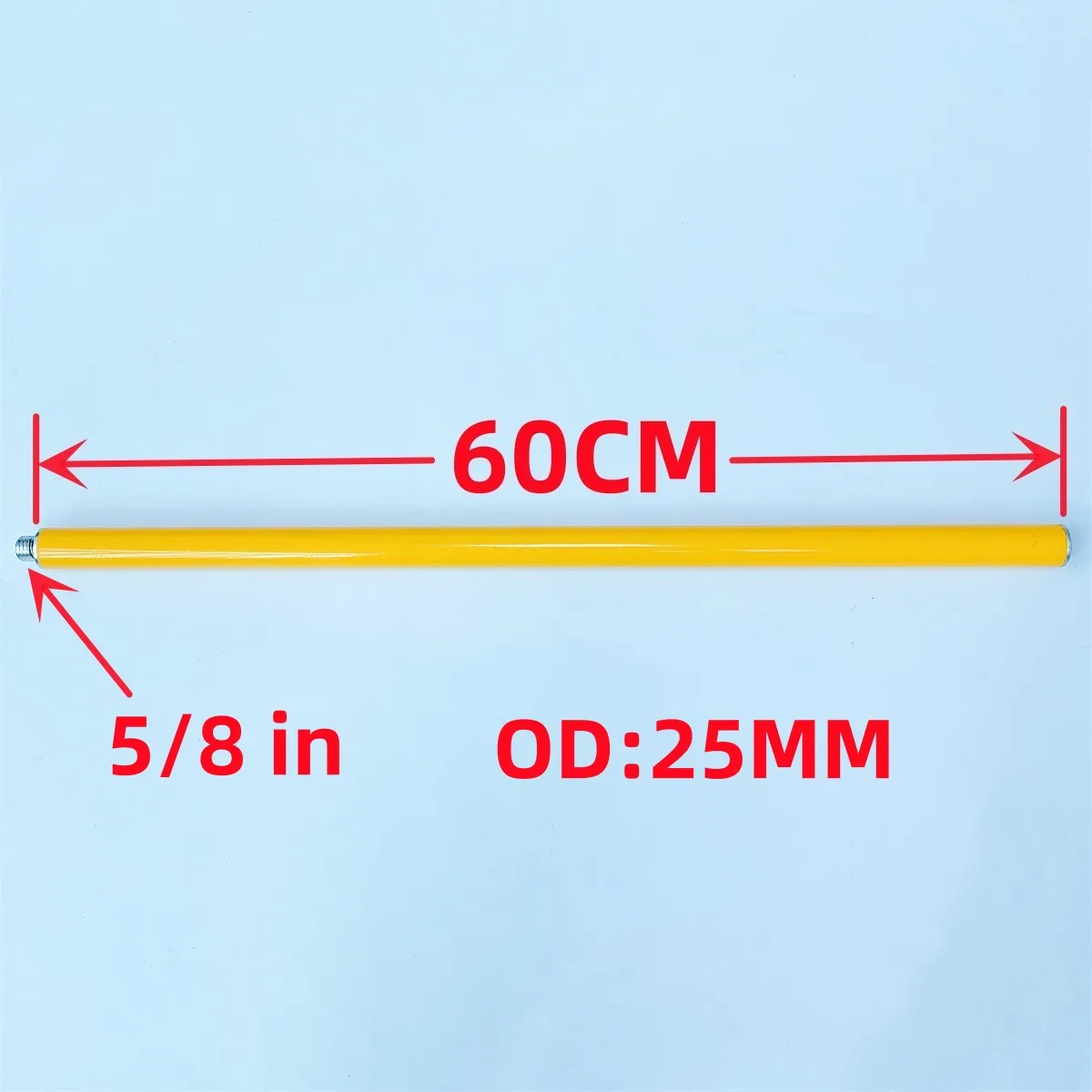GPS yellow extension pole Extension rod OD 25mm Leveling accessories Extension rod for Trimble Topcon Leica