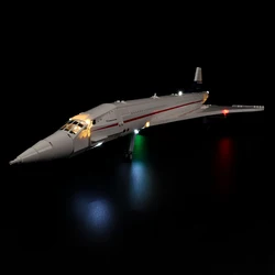 LED Light Kit For 10318 Concorde DIY Light Toy Set（Not Included Building Blocks)