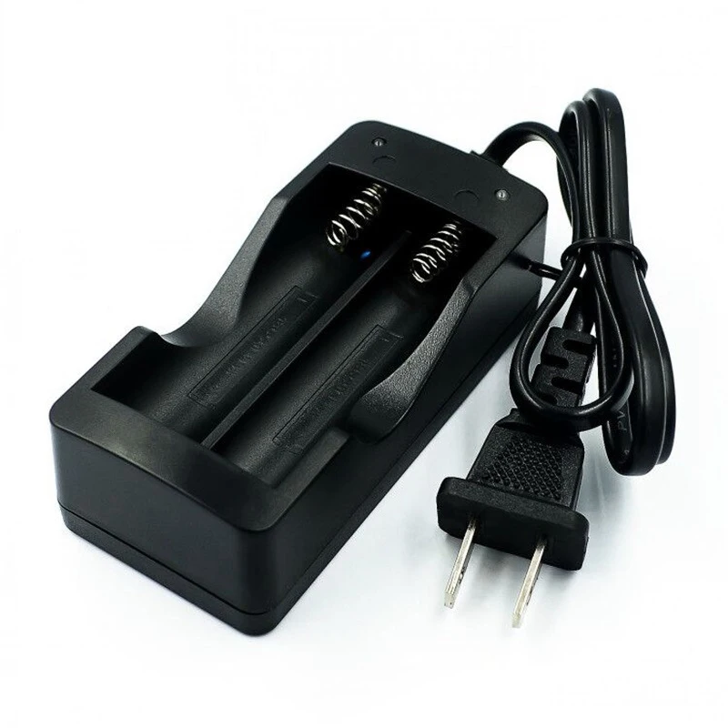 

1~50Pcs 18650 Lithium Battery Charger 3.7v4.2v Strong Flashlight Battery Charger Dual Slot Charging Pool Socket