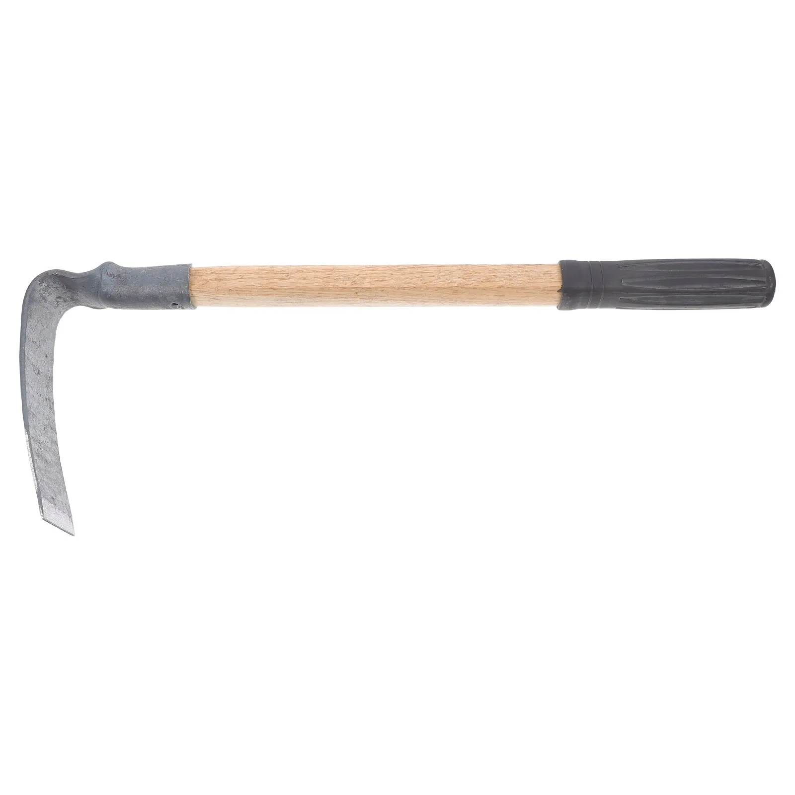 

Wooden Handle Garden Tool Steel Hoeing Black Long Wooden Handle Thickened Steel Anti-Skid Plastic Cover Hand Hoeing for Weeding