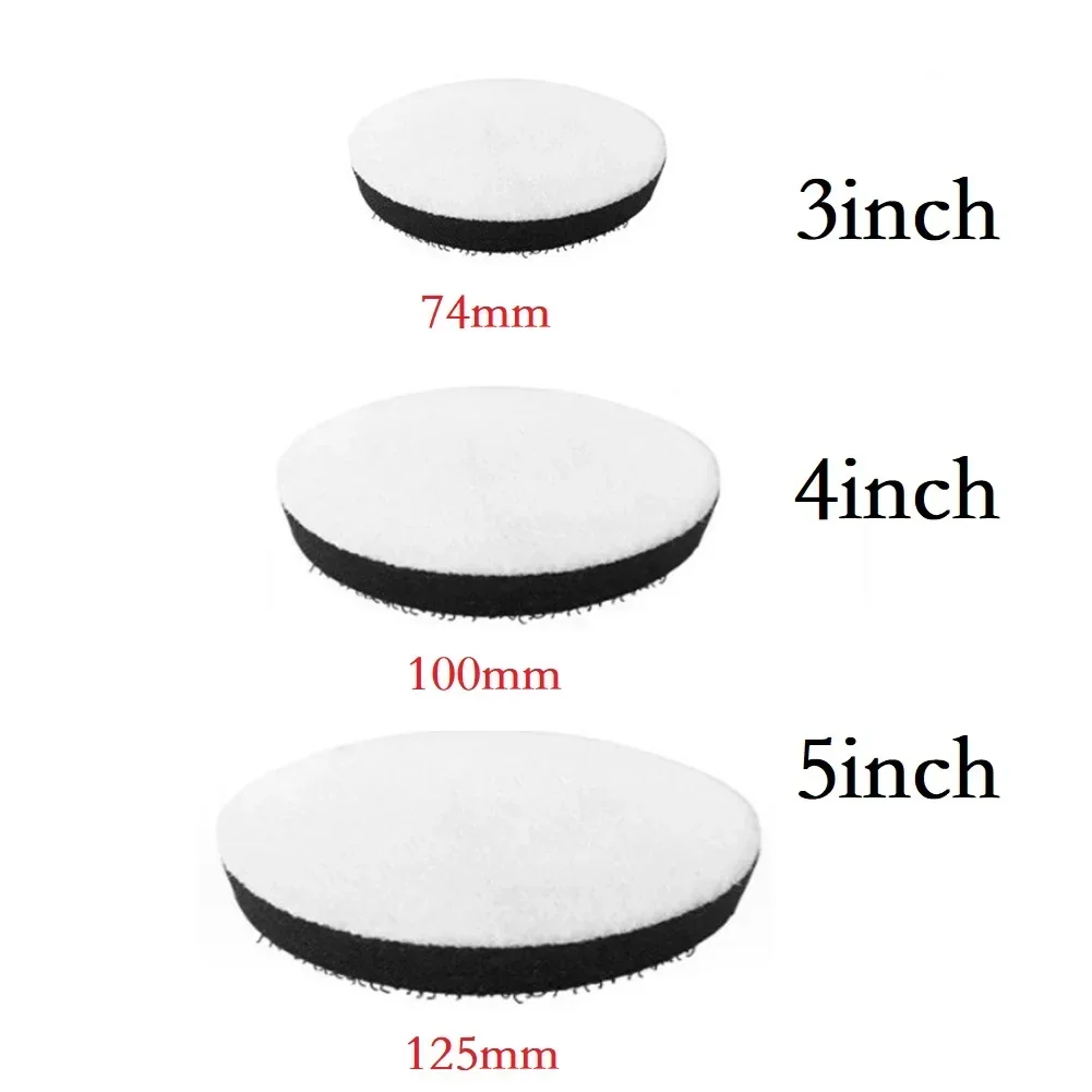 3pcs/set 5 Inch Soft Sponge Interface Pad Hook And Loop Buffer Backing Pad Protection Sanding Disc Abrasive Tools