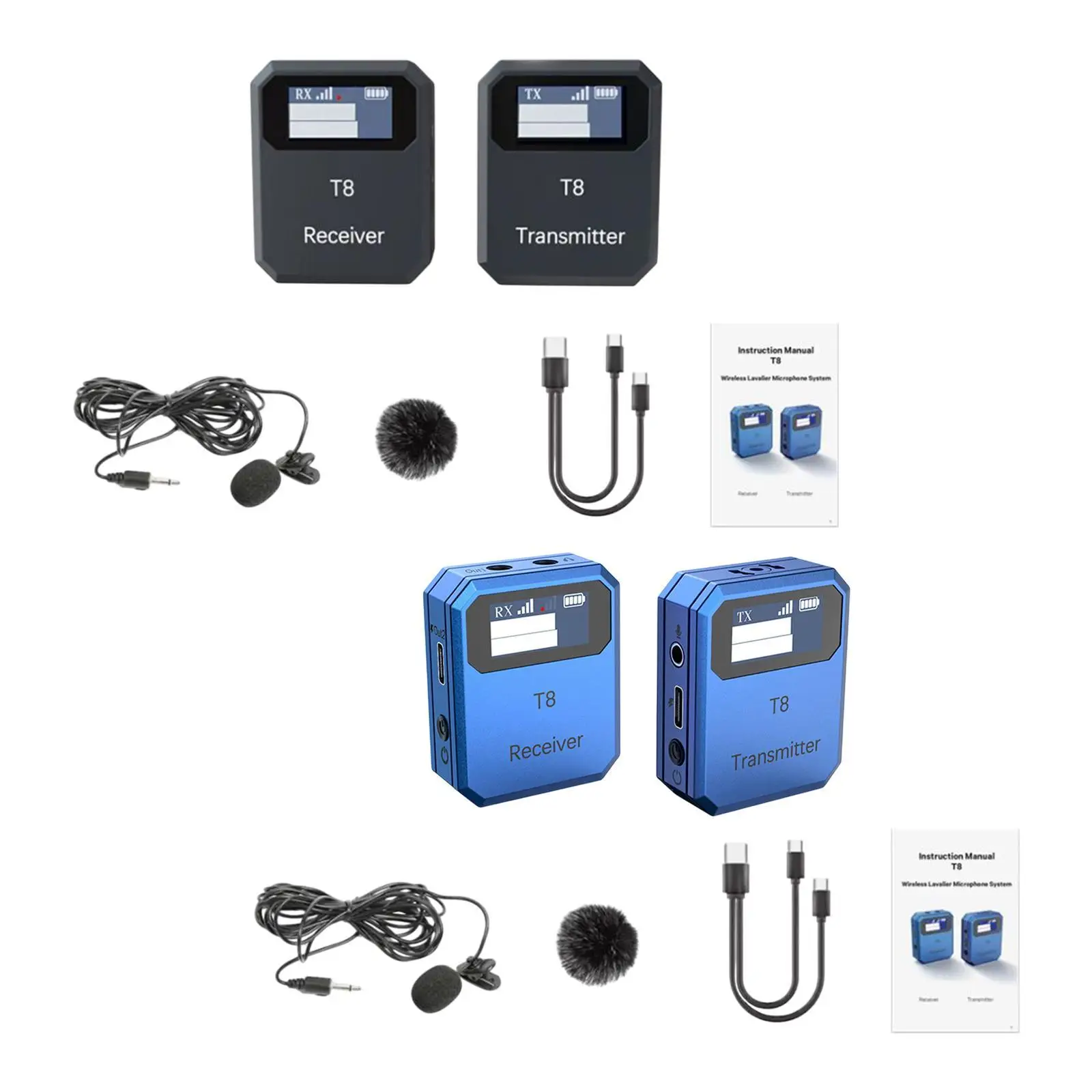 

Wireless Lavalier Microphone System Lavalier Lapel Mic for Computer Camera