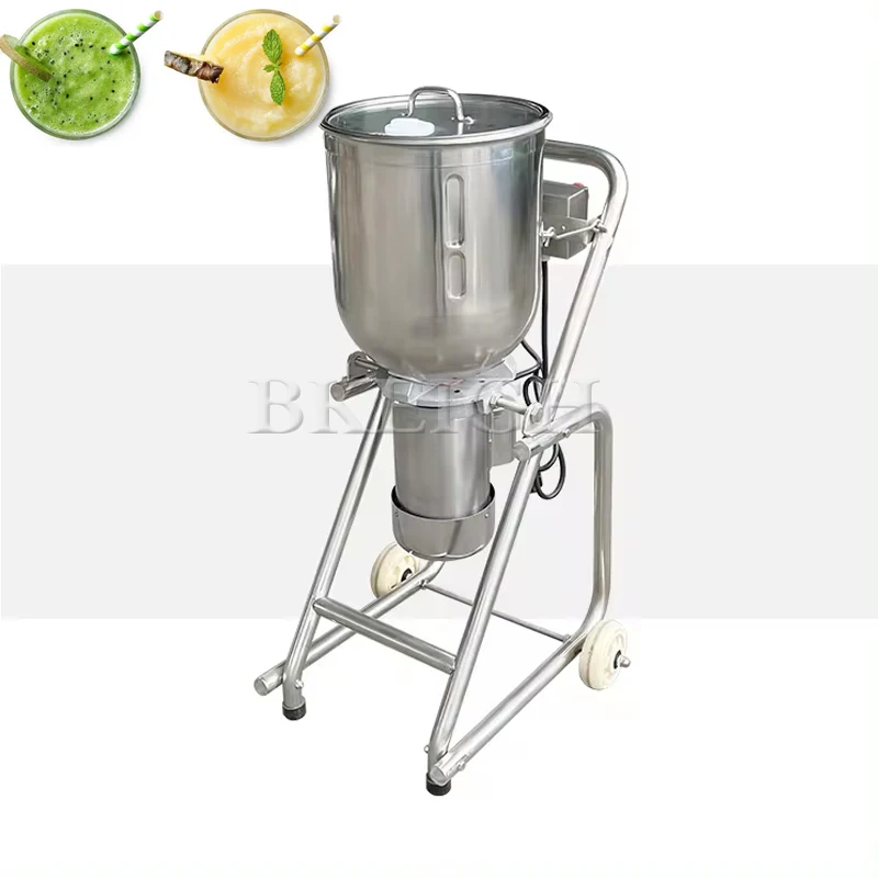 

30L Commercial High-Capacity Smoothie Machine, Floor Standing Jam Mixer, Milkshake Mung Bean Ice Crushing Wall Processor