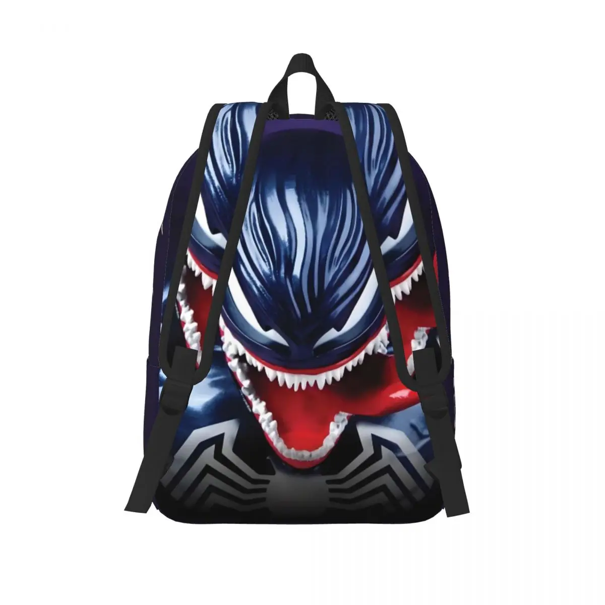 Venom Schoolbag Marvel Spider Man Venom Children Versatile Hiking For Gifts Zipper Closure Laptop Bag