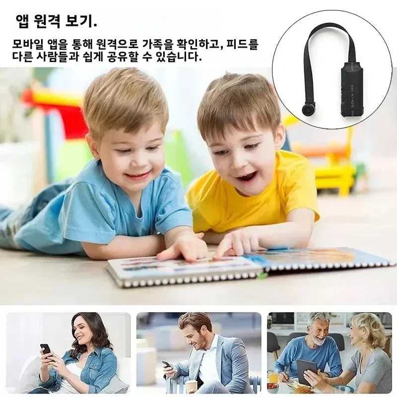 4K HD 미니 WiFi 카메라 - 원격 보기, 동작 감지, DIY 홈 네이비 스타일 감시 카메라 썸네일 6