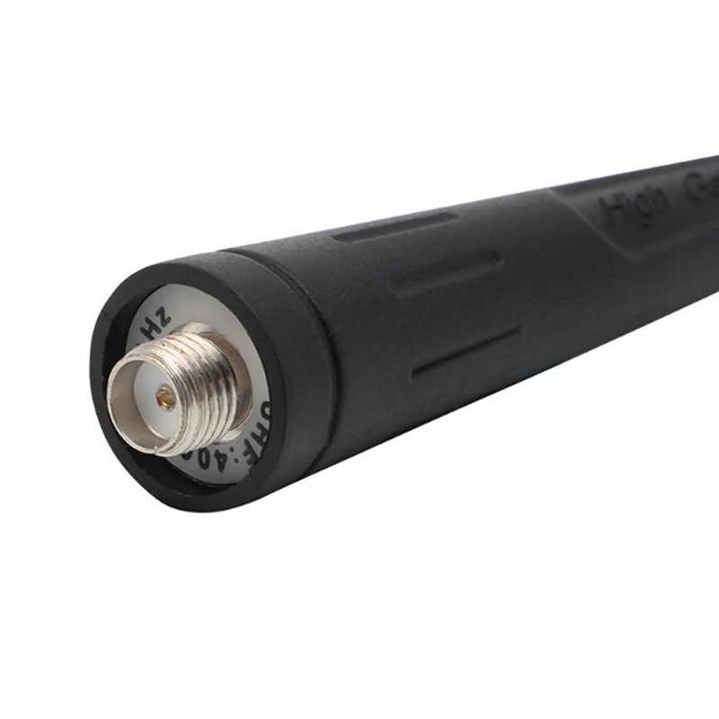 Antena hembra sma negra de alta ganancia para walkie talkie baofeng 888s, radio bidireccional, 1 ud.