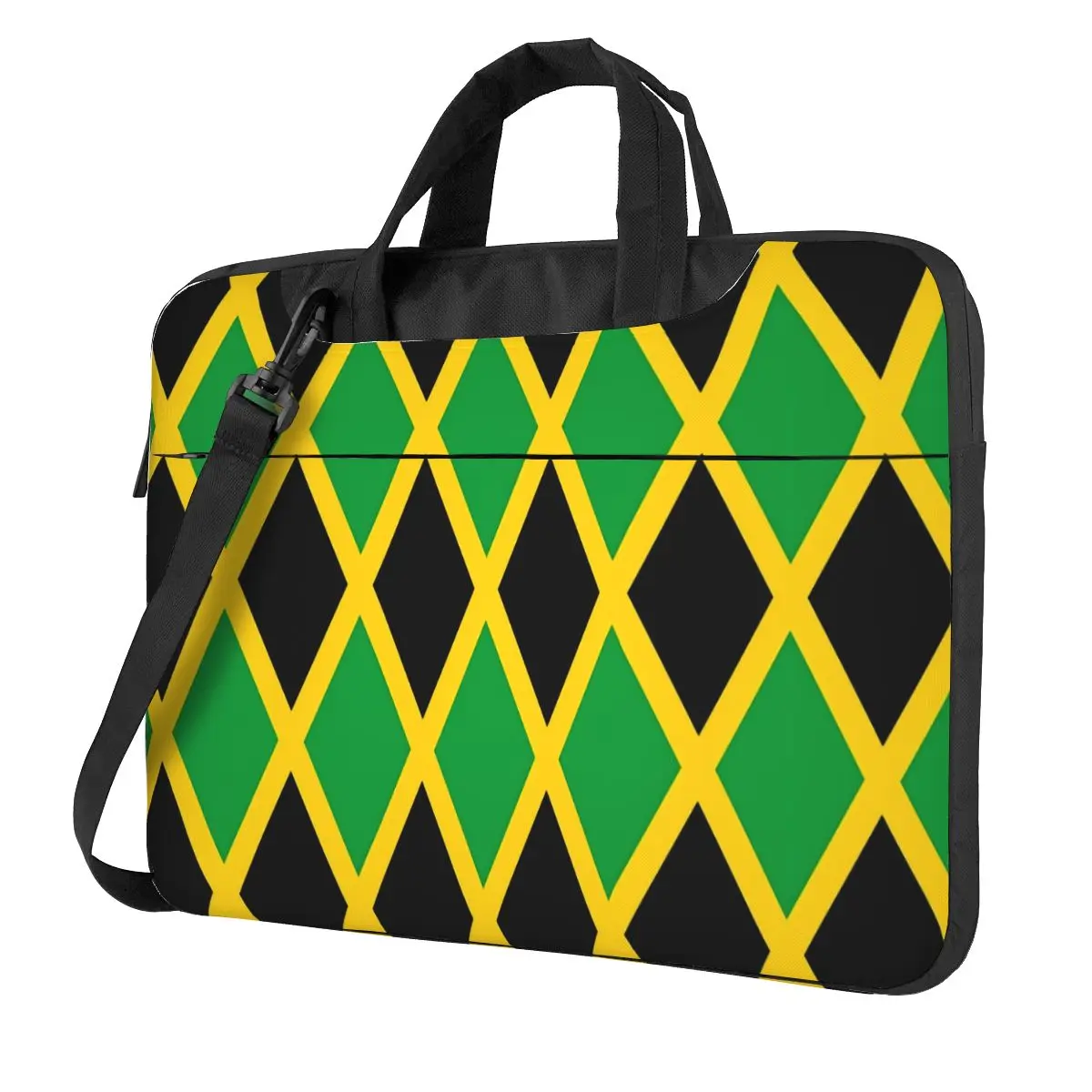 Laptop Bag Sleeve Jamaican Flag Portable Briefcase Bag Love Jamaican For Macbook Air HP Huawei 13 14 15 Stylish Computer Case