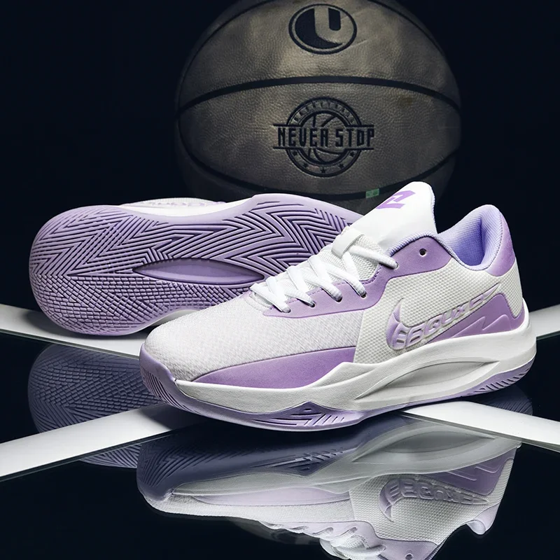 أحذية كرة سلة احترافية مضادة للانزلاق للطلاب والطلاب ، أحذية رياضية للصدمات ، ارتداد ، جديد ، خريف ، #5