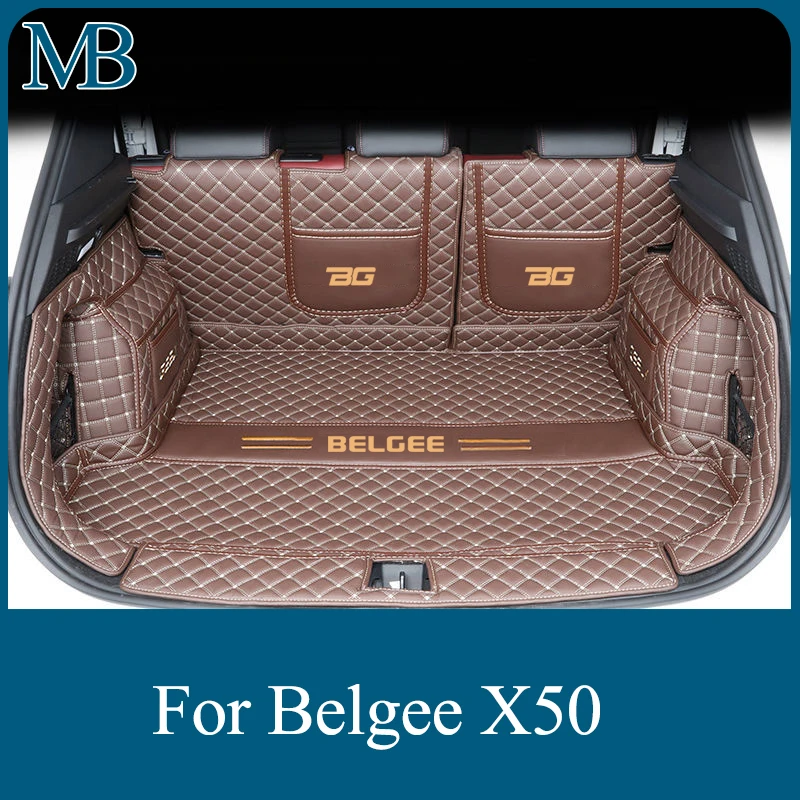 For Belgee X50 Accessories 2023 2024 Car Tailored Cargo Liner Boot Tray Rear Trunk Mat Carpet Waterproof Porter 2 Car Supplies