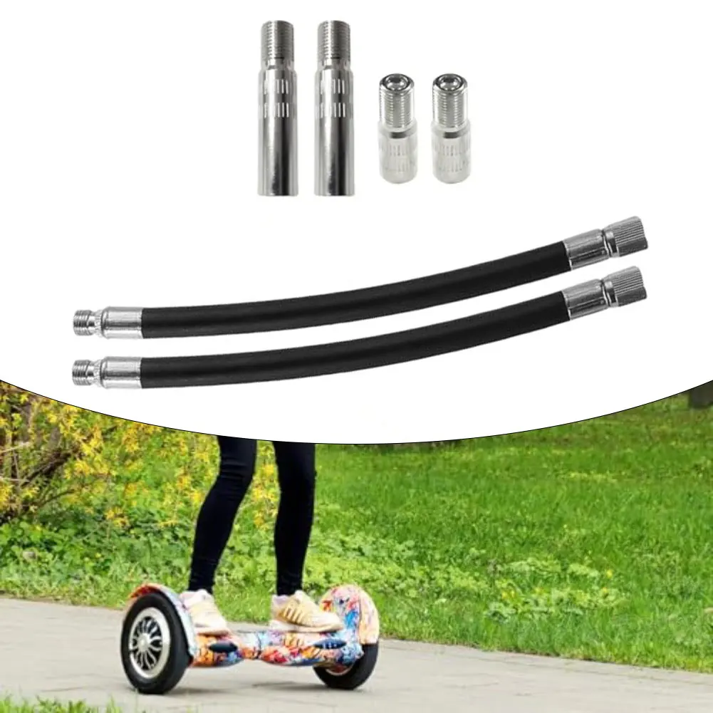160mm Nozzles Inflation Valve Inflation Tools Scooter Valve Adapter Compact And Portable Design Comprehensive Nozzle Set