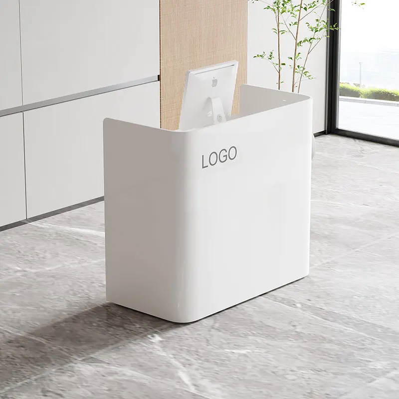 

Small Unique Luxury Beauty Salon Reception Desk Podium Drawers Reception Desks Modern Empfangstheke Friseur Office Furniture