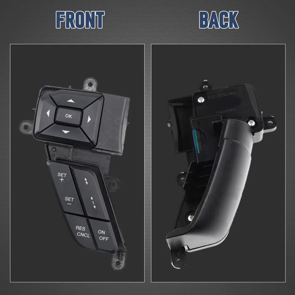 Cruise Control Steering Wheel Volume Button Switch for Ford F-150 2015-2018 F-250 F-350 2015-2019 FL3T9E740BBW view 3