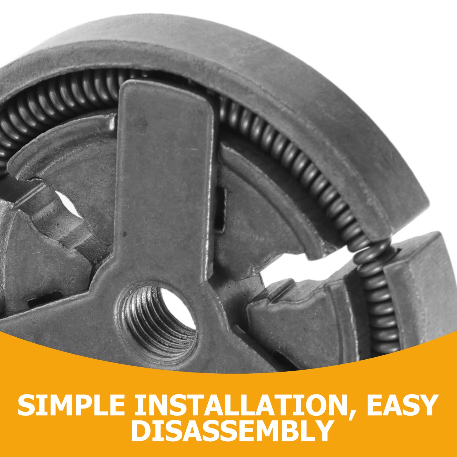 Chainsaw Clutch Assembly Hardened Steel Reverse Thread for Logging Chainsaws Oil Saws Replacement Chainsaw Parts