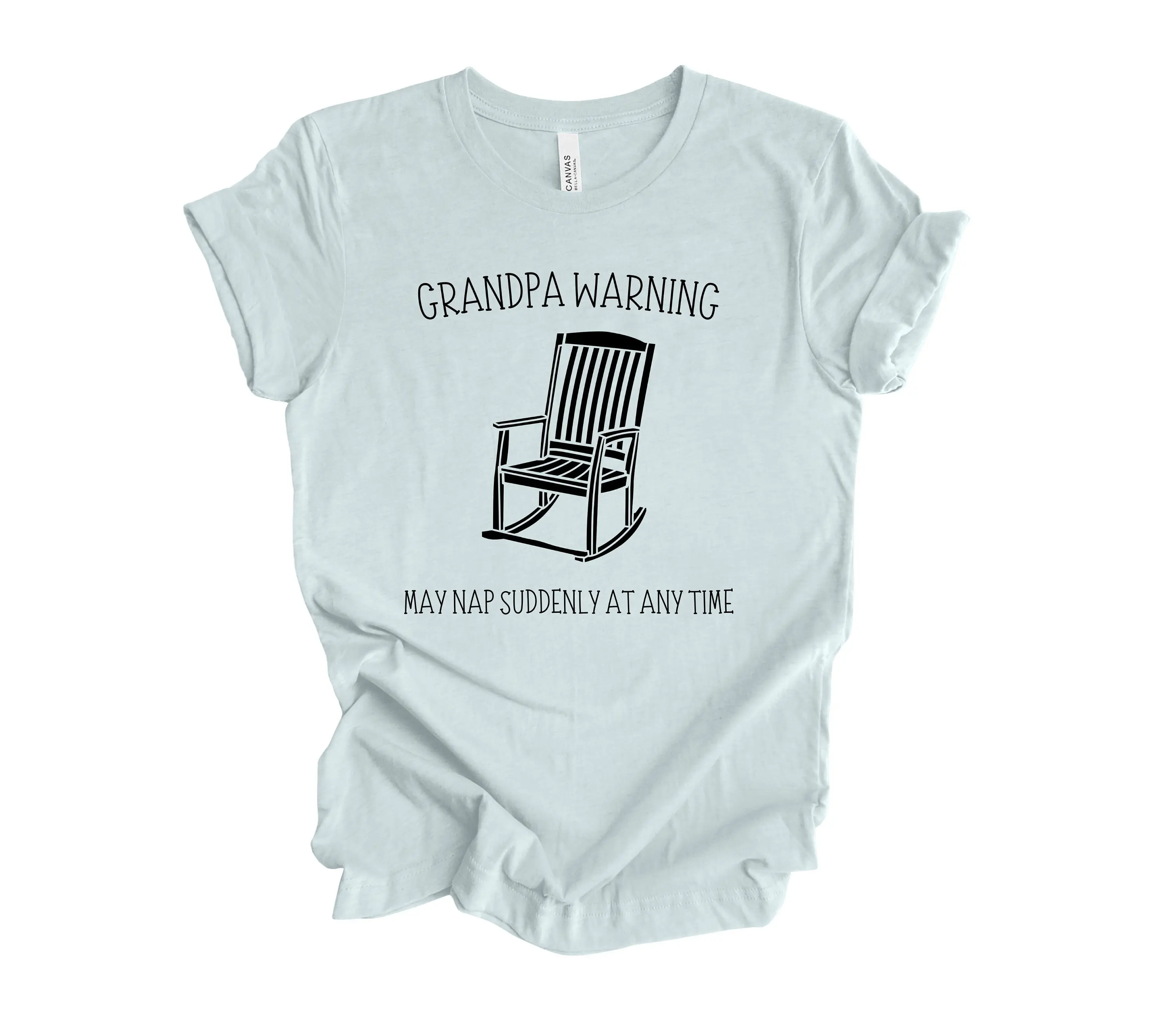 Grandpa Warning T shirt May Nap Suddenly At Any Time Funny Grandfather's