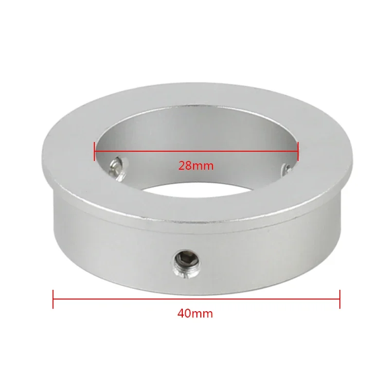 Lente Monocular de Montagem c para Microscópio Industrial 50 mm 40 mm 35 mm 76 mm Adaptador de Anel Cinza